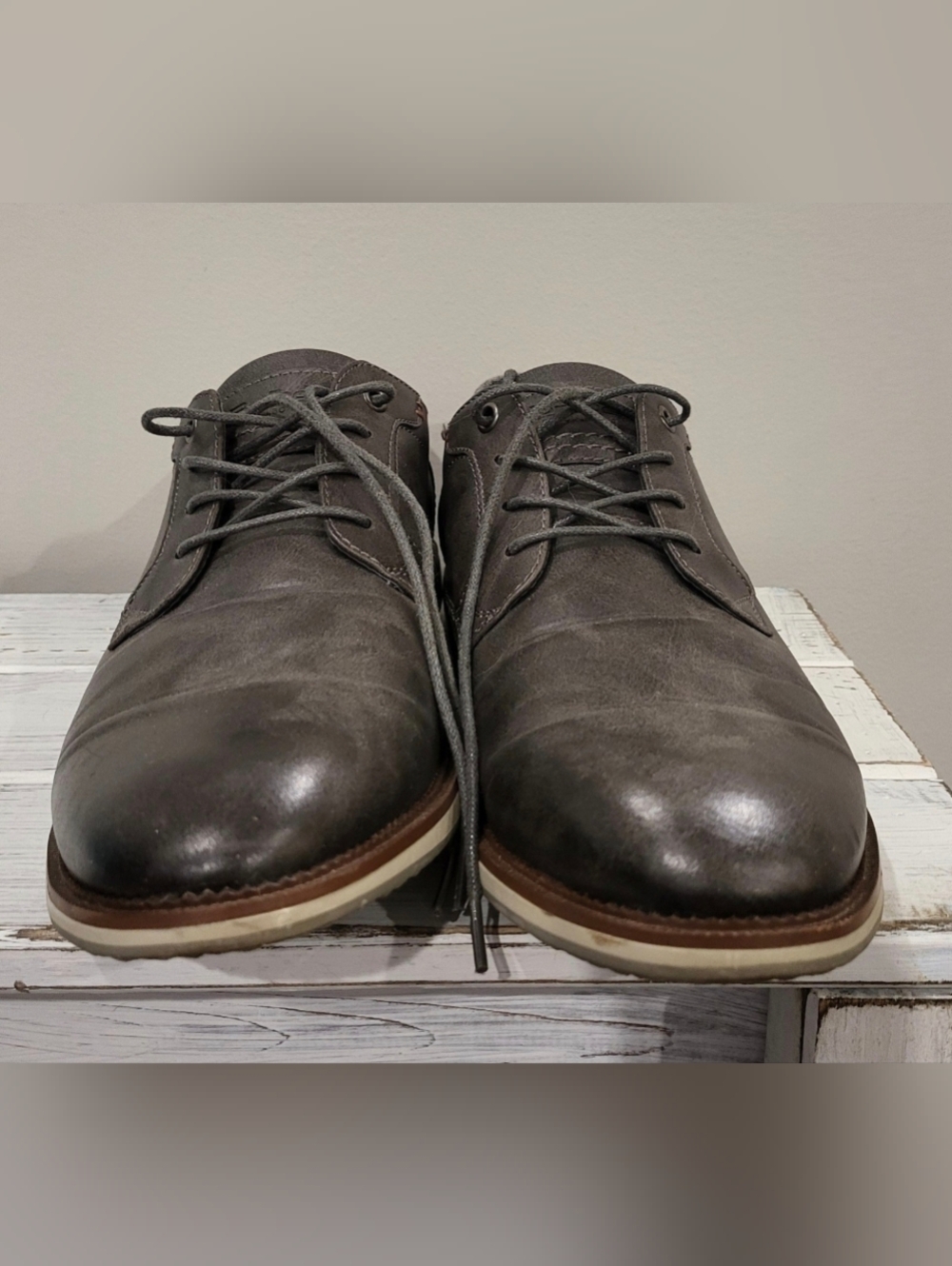 Bullboxer B-52 Gray Oxford Shoes
